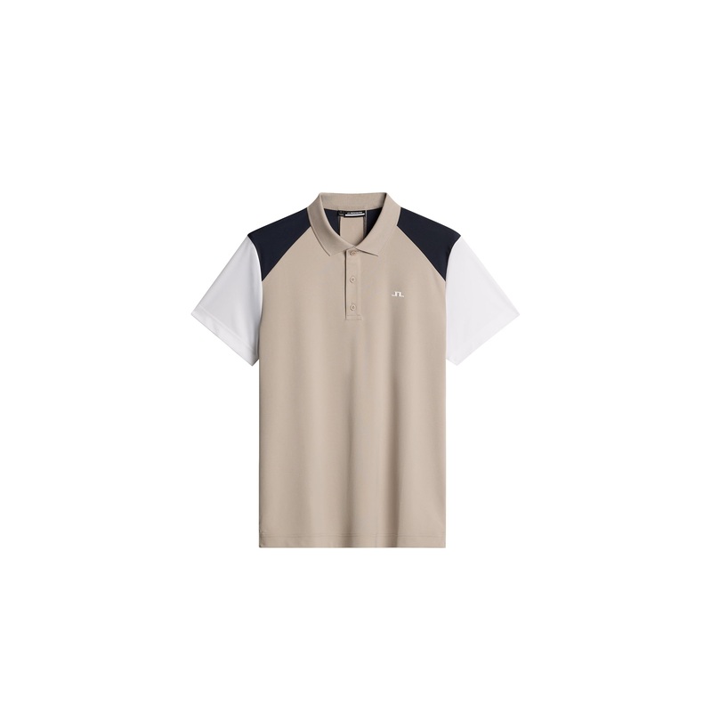 Block Polo / Oyster Brown