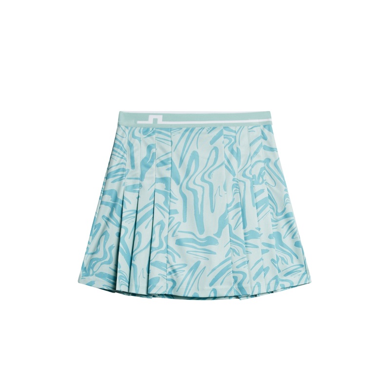 Harlow Print Skirt / Scribble Stillwater